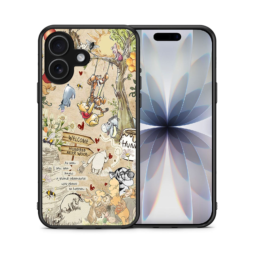 Θήκη iPhone 17 Happy Friends από τη Smartfits με σχέδιο στο πίσω μέρος και μαύρο περίβλημα | iPhone 17 Happy Friends case with colorful back and black bezels