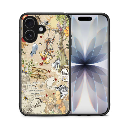 Θήκη iPhone 17 Happy Friends από τη Smartfits με σχέδιο στο πίσω μέρος και μαύρο περίβλημα | iPhone 17 Happy Friends case with colorful back and black bezels