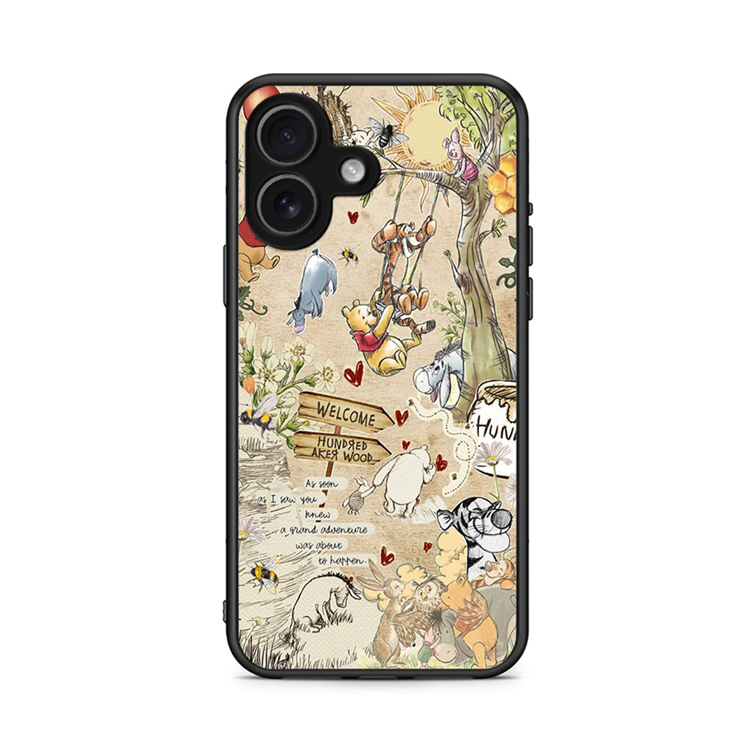 iPhone 17 Happy Friends θήκη από τη Smartfits με σχέδιο στο πίσω μέρος και μαύρο περίβλημα | Smartphone case with colorful back and black bezels by Smartfits