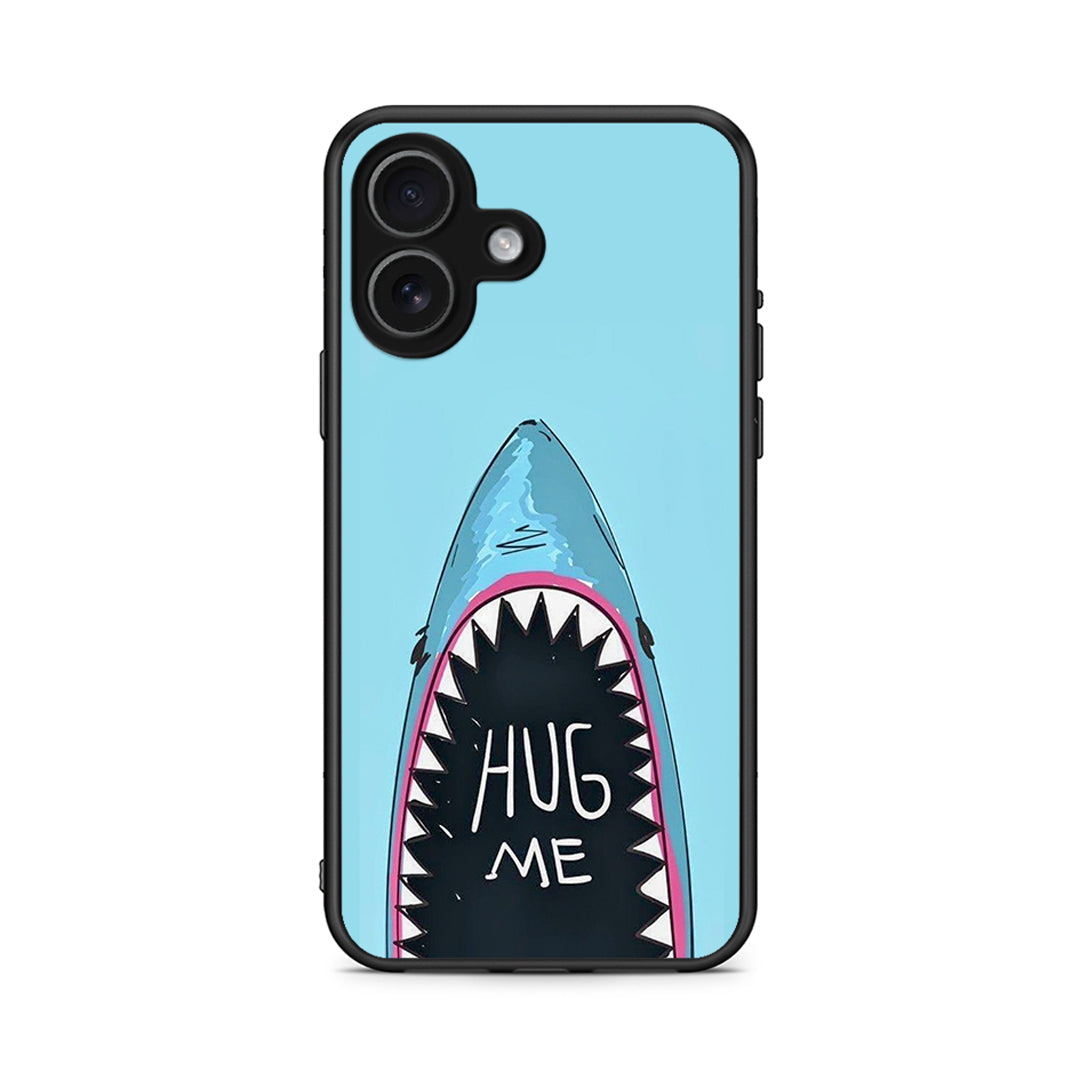 iPhone 17 Hug Me θήκη από τη Smartfits με σχέδιο στο πίσω μέρος και μαύρο περίβλημα | Smartphone case with colorful back and black bezels by Smartfits