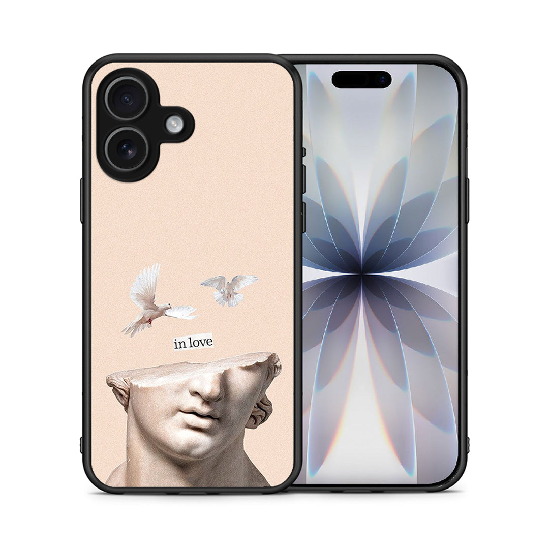 Θήκη iPhone 17 In Love από τη Smartfits με σχέδιο στο πίσω μέρος και μαύρο περίβλημα | iPhone 17 In Love case with colorful back and black bezels