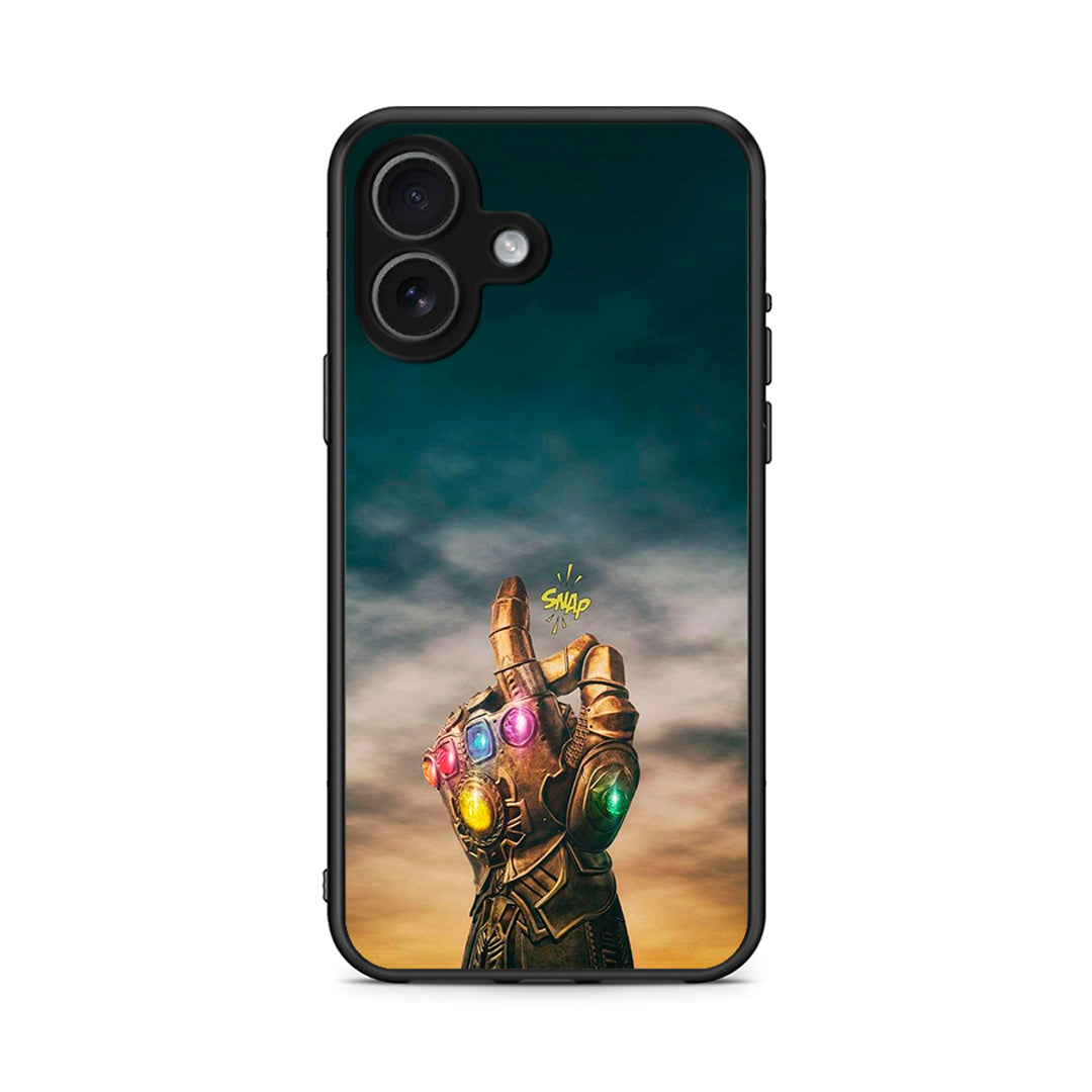 iPhone 17 Infinity Snap θήκη από τη Smartfits με σχέδιο στο πίσω μέρος και μαύρο περίβλημα | Smartphone case with colorful back and black bezels by Smartfits