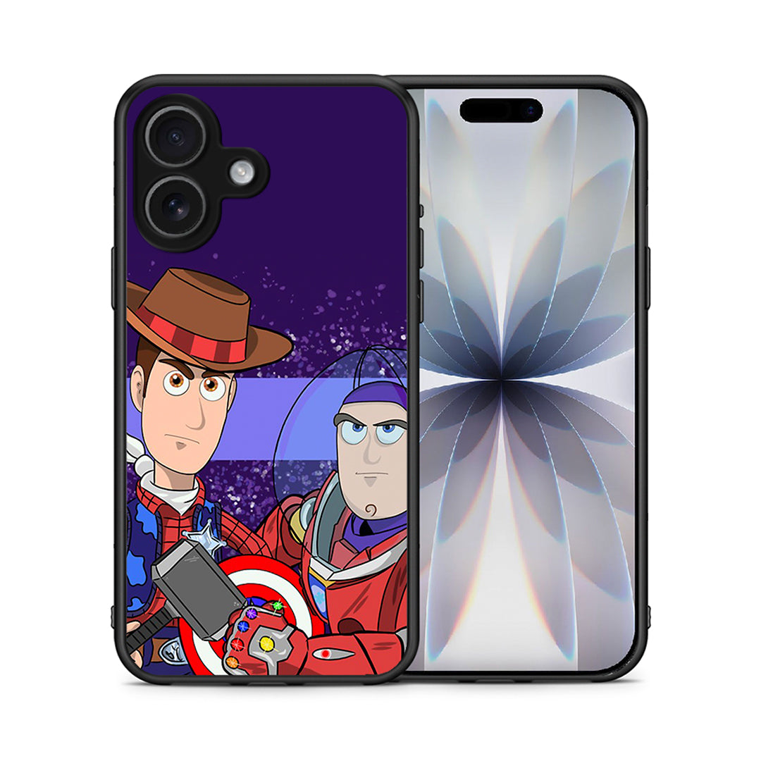 Θήκη iPhone 17 Infinity Story από τη Smartfits με σχέδιο στο πίσω μέρος και μαύρο περίβλημα | iPhone 17 Infinity Story case with colorful back and black bezels