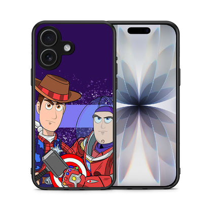 Θήκη iPhone 17 Infinity Story από τη Smartfits με σχέδιο στο πίσω μέρος και μαύρο περίβλημα | iPhone 17 Infinity Story case with colorful back and black bezels