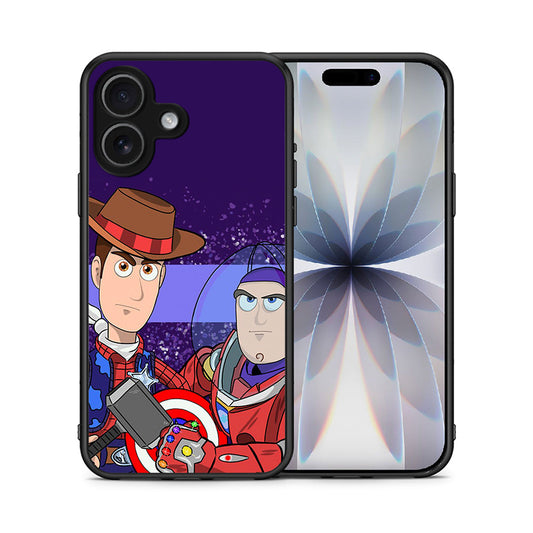 Θήκη iPhone 17 Infinity Story από τη Smartfits με σχέδιο στο πίσω μέρος και μαύρο περίβλημα | iPhone 17 Infinity Story case with colorful back and black bezels