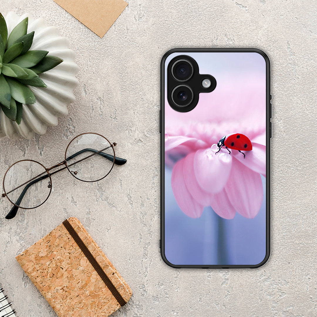 Ladybug Flower - iPhone 17 θήκη