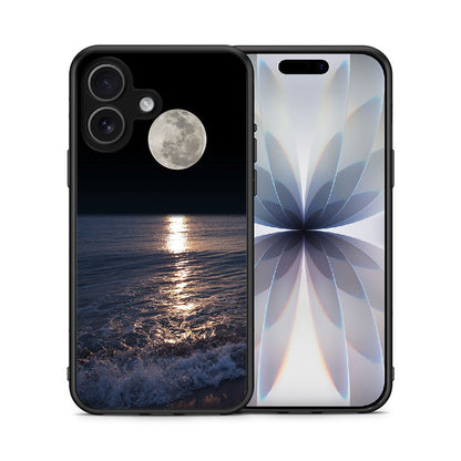 Θήκη iPhone 17 Moon Landscape από τη Smartfits με σχέδιο στο πίσω μέρος και μαύρο περίβλημα | iPhone 17 Moon Landscape case with colorful back and black bezels