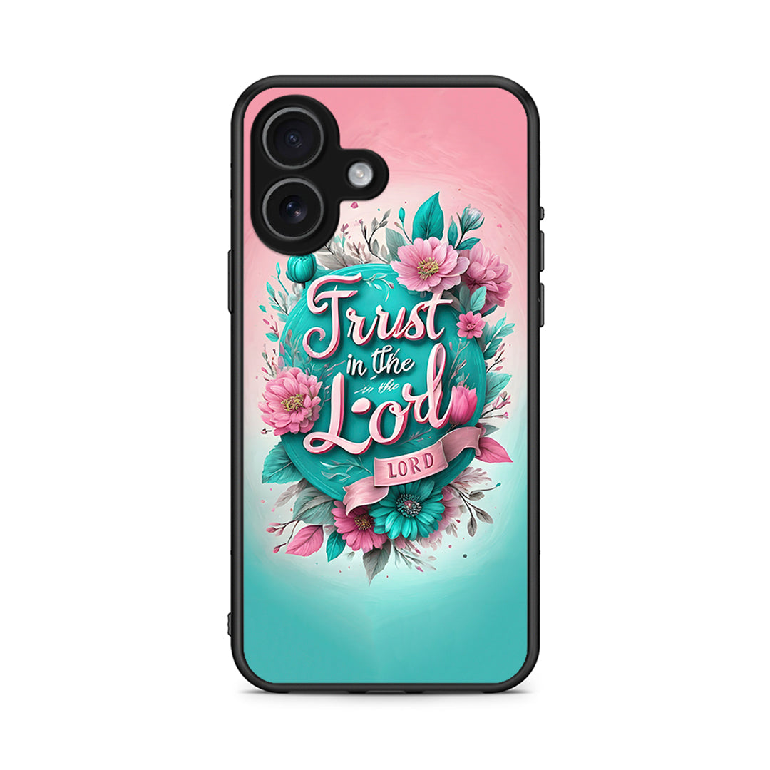 iPhone 17 Lord Trust θήκη από τη Smartfits με σχέδιο στο πίσω μέρος και μαύρο περίβλημα | Smartphone case with colorful back and black bezels by Smartfits