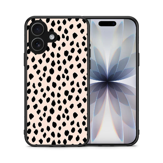Θήκη iPhone 17 New Polka Dots από τη Smartfits με σχέδιο στο πίσω μέρος και μαύρο περίβλημα | iPhone 17 New Polka Dots case with colorful back and black bezels