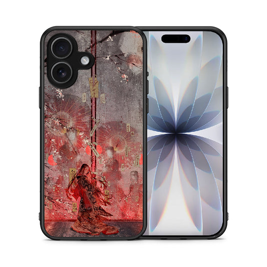 Θήκη iPhone 17 Nezuko Kamado από τη Smartfits με σχέδιο στο πίσω μέρος και μαύρο περίβλημα | iPhone 17 Nezuko Kamado case with colorful back and black bezels