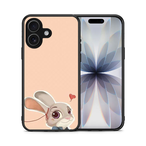 Θήκη iPhone 17 Nick Wilde And Judy Hopps Love 2 από τη Smartfits με σχέδιο στο πίσω μέρος και μαύρο περίβλημα | iPhone 17 Nick Wilde And Judy Hopps Love 2 case with colorful back and black bezels