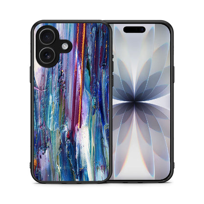 Θήκη iPhone 17 Winter Paint από τη Smartfits με σχέδιο στο πίσω μέρος και μαύρο περίβλημα | iPhone 17 Winter Paint case with colorful back and black bezels