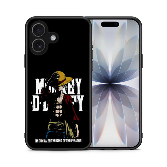 Θήκη iPhone 17 Pirate King από τη Smartfits με σχέδιο στο πίσω μέρος και μαύρο περίβλημα | iPhone 17 Pirate King case with colorful back and black bezels