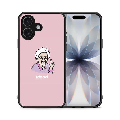 Θήκη iPhone 17 Mood PopArt από τη Smartfits με σχέδιο στο πίσω μέρος και μαύρο περίβλημα | iPhone 17 Mood PopArt case with colorful back and black bezels