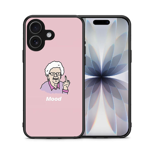 Θήκη iPhone 17 Mood PopArt από τη Smartfits με σχέδιο στο πίσω μέρος και μαύρο περίβλημα | iPhone 17 Mood PopArt case with colorful back and black bezels
