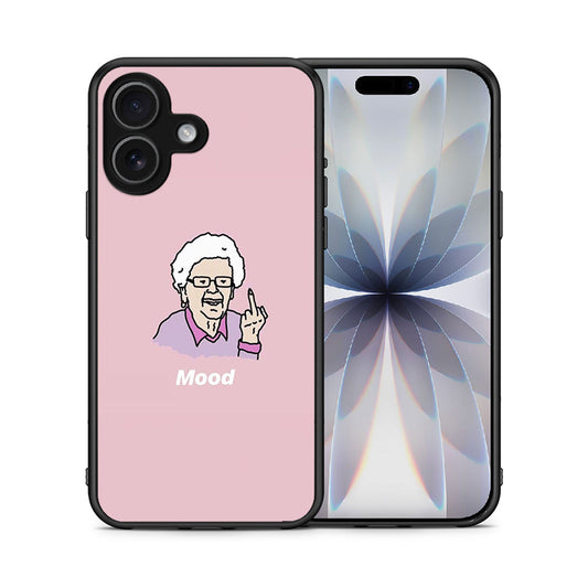 Θήκη iPhone 17 Mood PopArt από τη Smartfits με σχέδιο στο πίσω μέρος και μαύρο περίβλημα | iPhone 17 Mood PopArt case with colorful back and black bezels