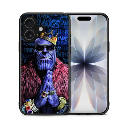 Θήκη iPhone 17 Thanos PopArt από τη Smartfits με σχέδιο στο πίσω μέρος και μαύρο περίβλημα | iPhone 17 Thanos PopArt case with colorful back and black bezels