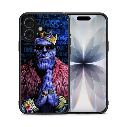 Θήκη iPhone 17 Thanos PopArt από τη Smartfits με σχέδιο στο πίσω μέρος και μαύρο περίβλημα | iPhone 17 Thanos PopArt case with colorful back and black bezels