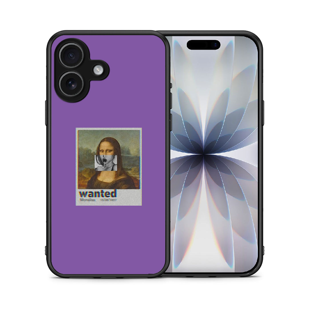 Θήκη iPhone 17 Monalisa Popart από τη Smartfits με σχέδιο στο πίσω μέρος και μαύρο περίβλημα | iPhone 17 Monalisa Popart case with colorful back and black bezels