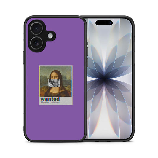 Θήκη iPhone 17 Monalisa Popart από τη Smartfits με σχέδιο στο πίσω μέρος και μαύρο περίβλημα | iPhone 17 Monalisa Popart case with colorful back and black bezels