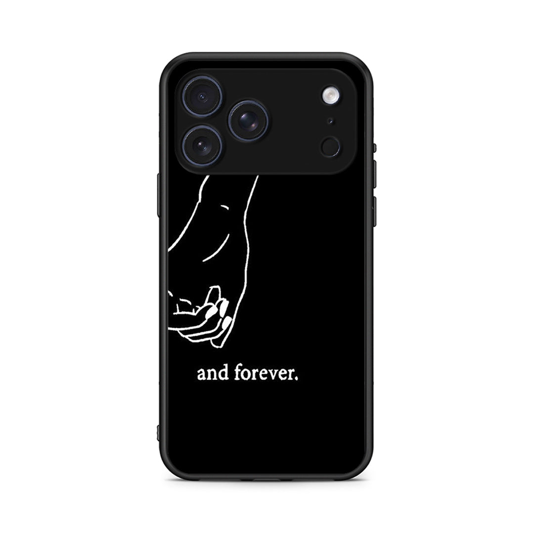 iPhone 17 Pro Always & Forever 2 Θήκη Αγίου Βαλεντίνου από τη Smartfits με σχέδιο στο πίσω μέρος και μαύρο περίβλημα | Smartphone case with colorful back and black bezels by Smartfits