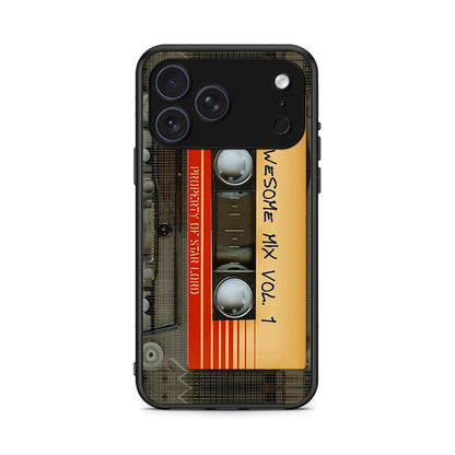 iPhone 17 Pro Awesome Mix θήκη από τη Smartfits με σχέδιο στο πίσω μέρος και μαύρο περίβλημα | Smartphone case with colorful back and black bezels by Smartfits