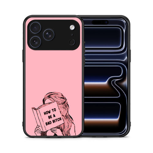 Θήκη iPhone 17 Pro Bad Bitch από τη Smartfits με σχέδιο στο πίσω μέρος και μαύρο περίβλημα | iPhone 17 Pro Bad Bitch case with colorful back and black bezels