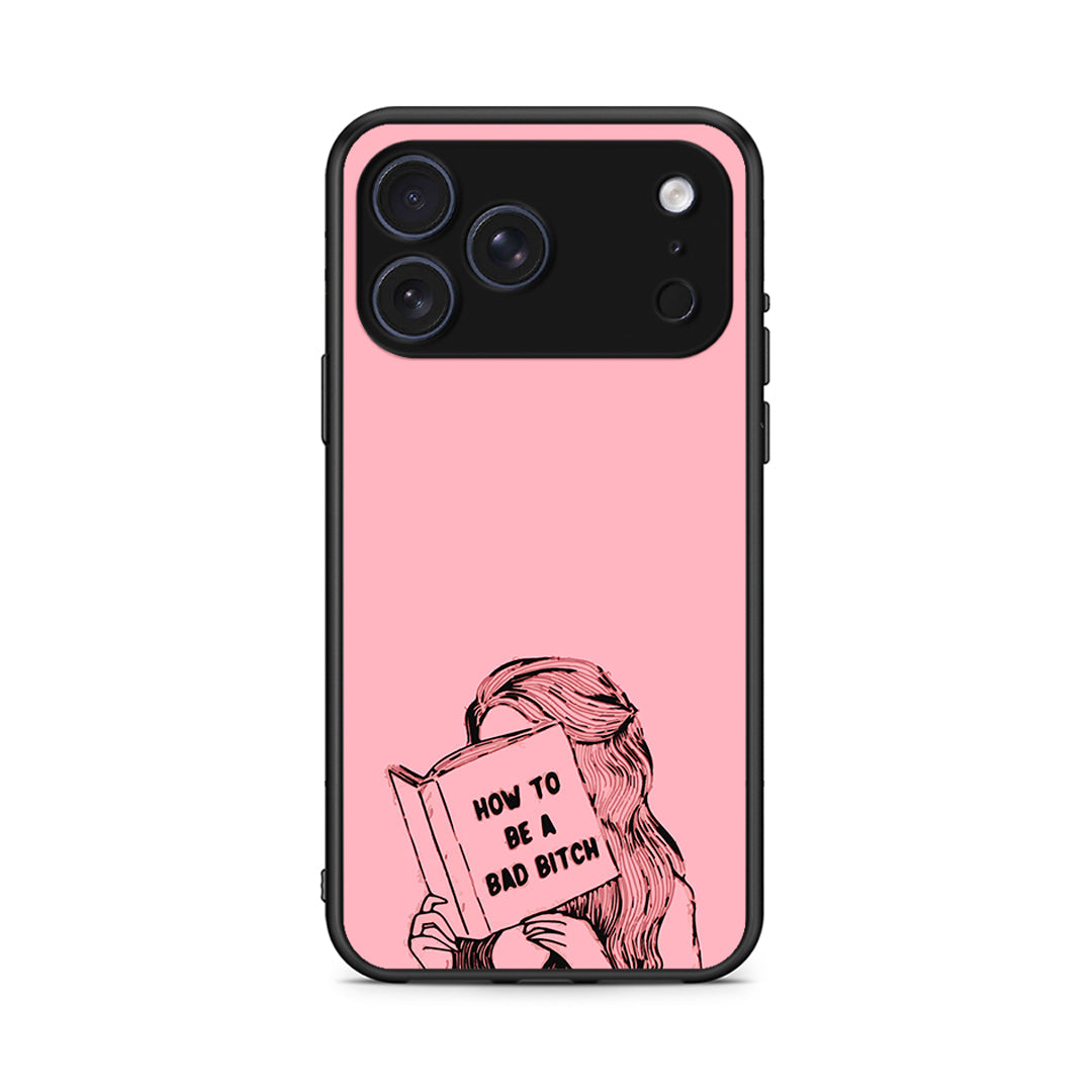 iPhone 17 Pro Bad Bitch θήκη από τη Smartfits με σχέδιο στο πίσω μέρος και μαύρο περίβλημα | Smartphone case with colorful back and black bezels by Smartfits