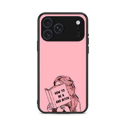 iPhone 17 Pro Bad Bitch θήκη από τη Smartfits με σχέδιο στο πίσω μέρος και μαύρο περίβλημα | Smartphone case with colorful back and black bezels by Smartfits