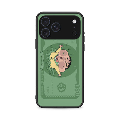 iPhone 17 Pro Big Money Θήκη Αγίου Βαλεντίνου από τη Smartfits με σχέδιο στο πίσω μέρος και μαύρο περίβλημα | Smartphone case with colorful back and black bezels by Smartfits