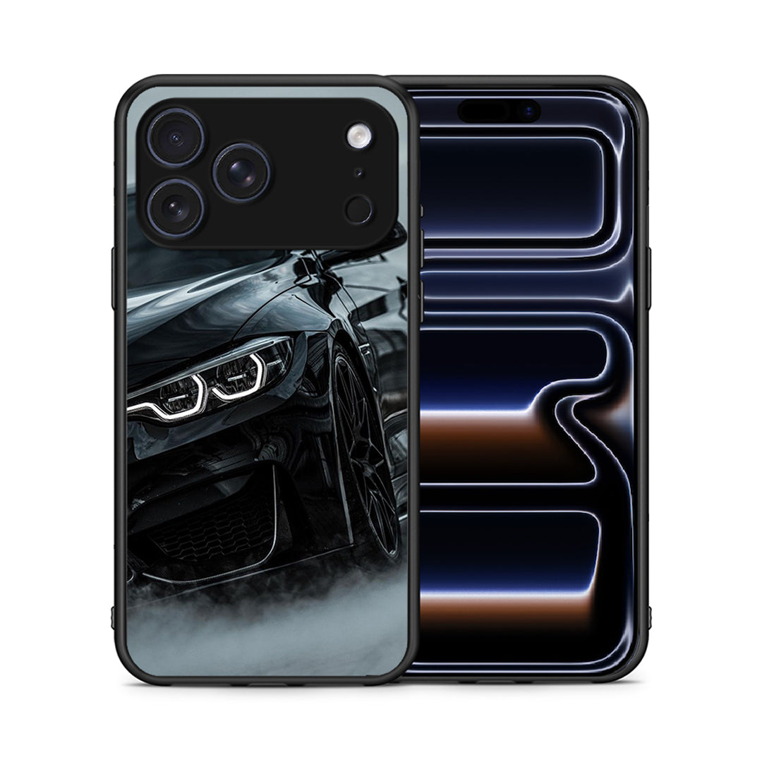 Θήκη iPhone 17 Pro Black BMW από τη Smartfits με σχέδιο στο πίσω μέρος και μαύρο περίβλημα | iPhone 17 Pro Black BMW case with colorful back and black bezels