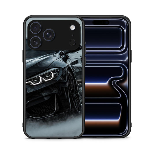 Θήκη iPhone 17 Pro Black BMW από τη Smartfits με σχέδιο στο πίσω μέρος και μαύρο περίβλημα | iPhone 17 Pro Black BMW case with colorful back and black bezels