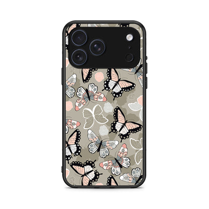 135 - iPhone 17 Pro Butterflies Boho case, cover, bumper