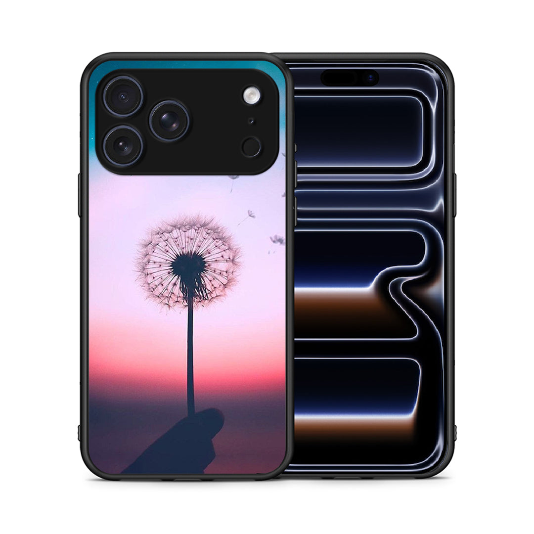 Θήκη iPhone 17 Pro Wish Boho από τη Smartfits με σχέδιο στο πίσω μέρος και μαύρο περίβλημα | iPhone 17 Pro Wish Boho case with colorful back and black bezels