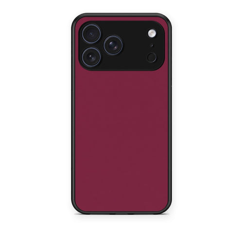 Θήκη iPhone 17 Pro Burgundy από τη Smartfits με σχέδιο στο πίσω μέρος και μαύρο περίβλημα | iPhone 17 Pro Burgundy case with colorful back and black bezels