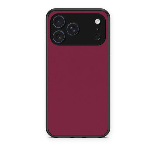 Θήκη iPhone 17 Pro Burgundy από τη Smartfits με σχέδιο στο πίσω μέρος και μαύρο περίβλημα | iPhone 17 Pro Burgundy case with colorful back and black bezels