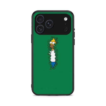 iPhone 17 Pro Bush Man Θήκη Αγίου Βαλεντίνου από τη Smartfits με σχέδιο στο πίσω μέρος και μαύρο περίβλημα | Smartphone case with colorful back and black bezels by Smartfits