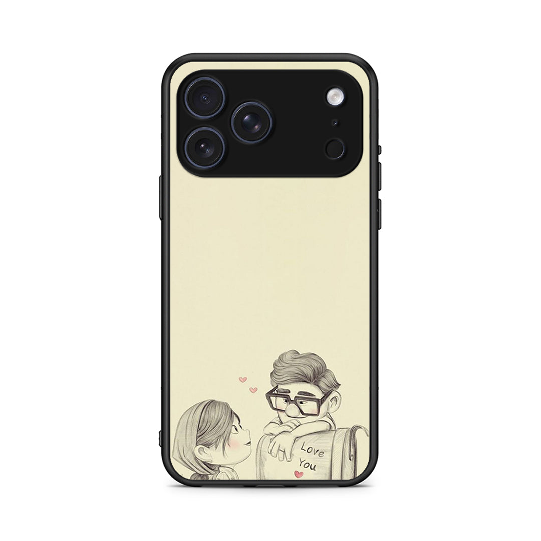 iPhone 17 Pro Carl And Ellie θήκη από τη Smartfits με σχέδιο στο πίσω μέρος και μαύρο περίβλημα | Smartphone case with colorful back and black bezels by Smartfits