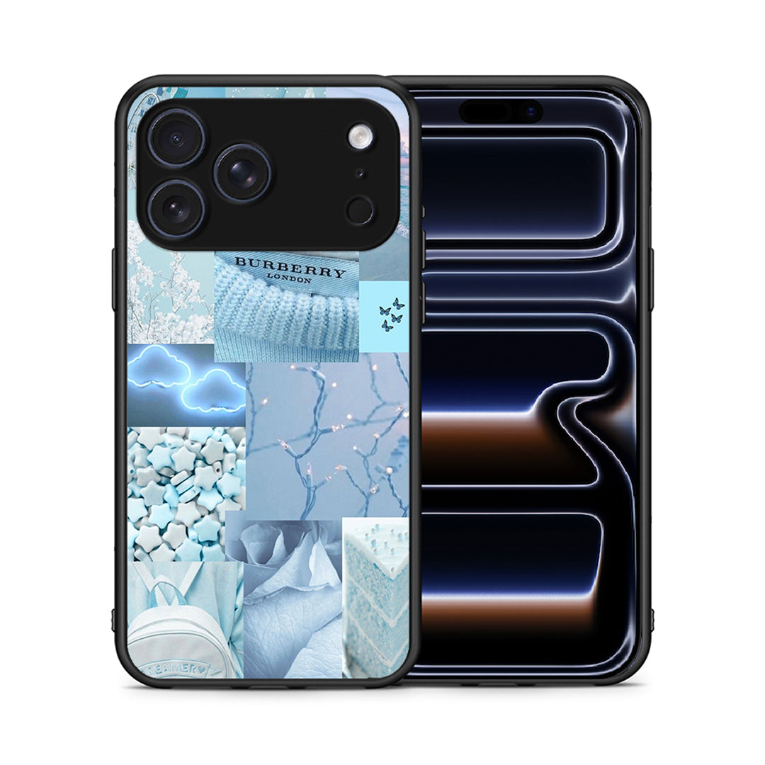 Θήκη iPhone 17 Pro Ciel Aesthetic Collage από τη Smartfits με σχέδιο στο πίσω μέρος και μαύρο περίβλημα | iPhone 17 Pro Ciel Aesthetic Collage case with colorful back and black bezels
