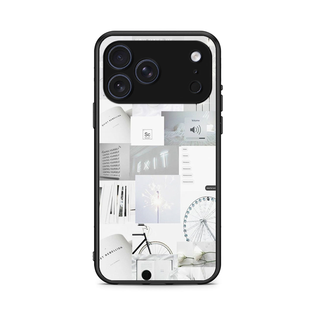 iPhone 17 Pro Collage Make Me Wonder Θήκη Αγίου Βαλεντίνου από τη Smartfits με σχέδιο στο πίσω μέρος και μαύρο περίβλημα | Smartphone case with colorful back and black bezels by Smartfits