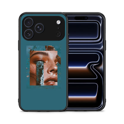 Θήκη iPhone 17 Pro Cry An Ocean από τη Smartfits με σχέδιο στο πίσω μέρος και μαύρο περίβλημα | iPhone 17 Pro Cry An Ocean case with colorful back and black bezels