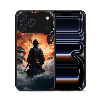 Θήκη iPhone 17 Pro Dragons Fight από τη Smartfits με σχέδιο στο πίσω μέρος και μαύρο περίβλημα | iPhone 17 Pro Dragons Fight case with colorful back and black bezels