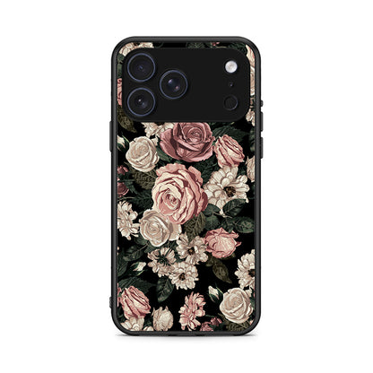 4 - iPhone 17 Pro Wild Roses Flower case, cover, bumper