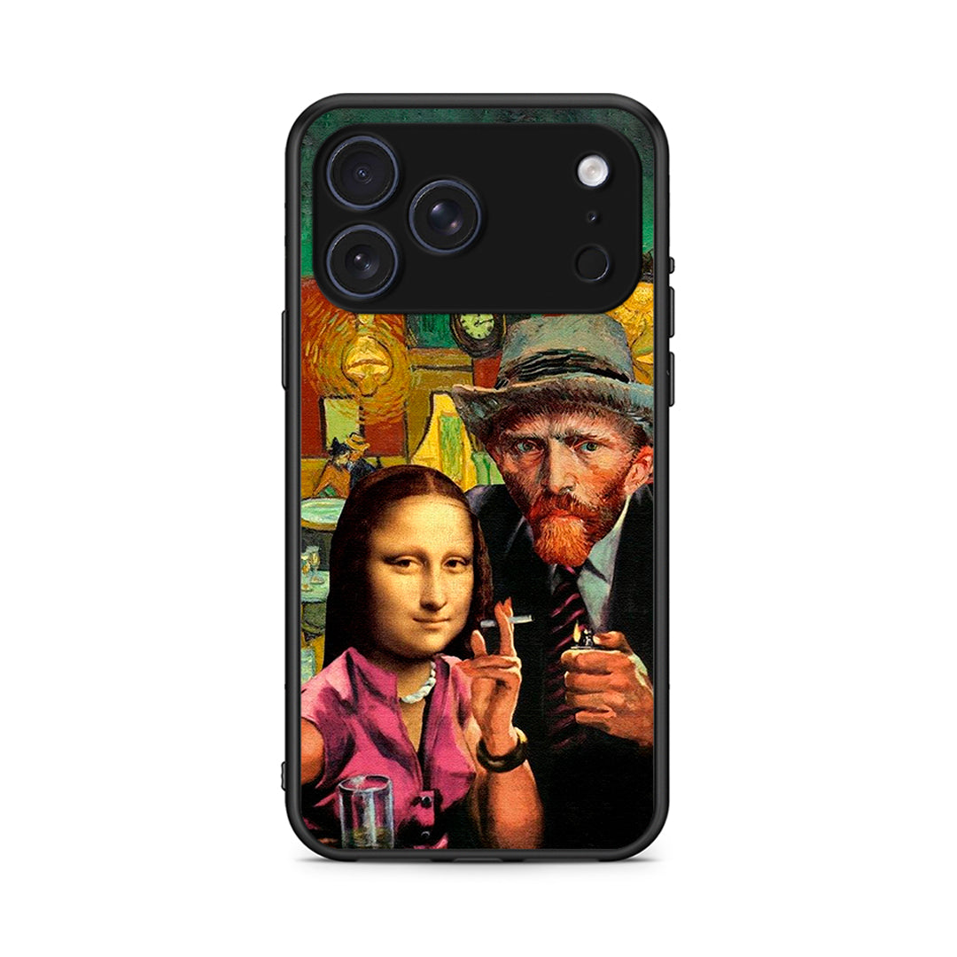 iPhone 17 Pro Funny Art θήκη από τη Smartfits με σχέδιο στο πίσω μέρος και μαύρο περίβλημα | Smartphone case with colorful back and black bezels by Smartfits