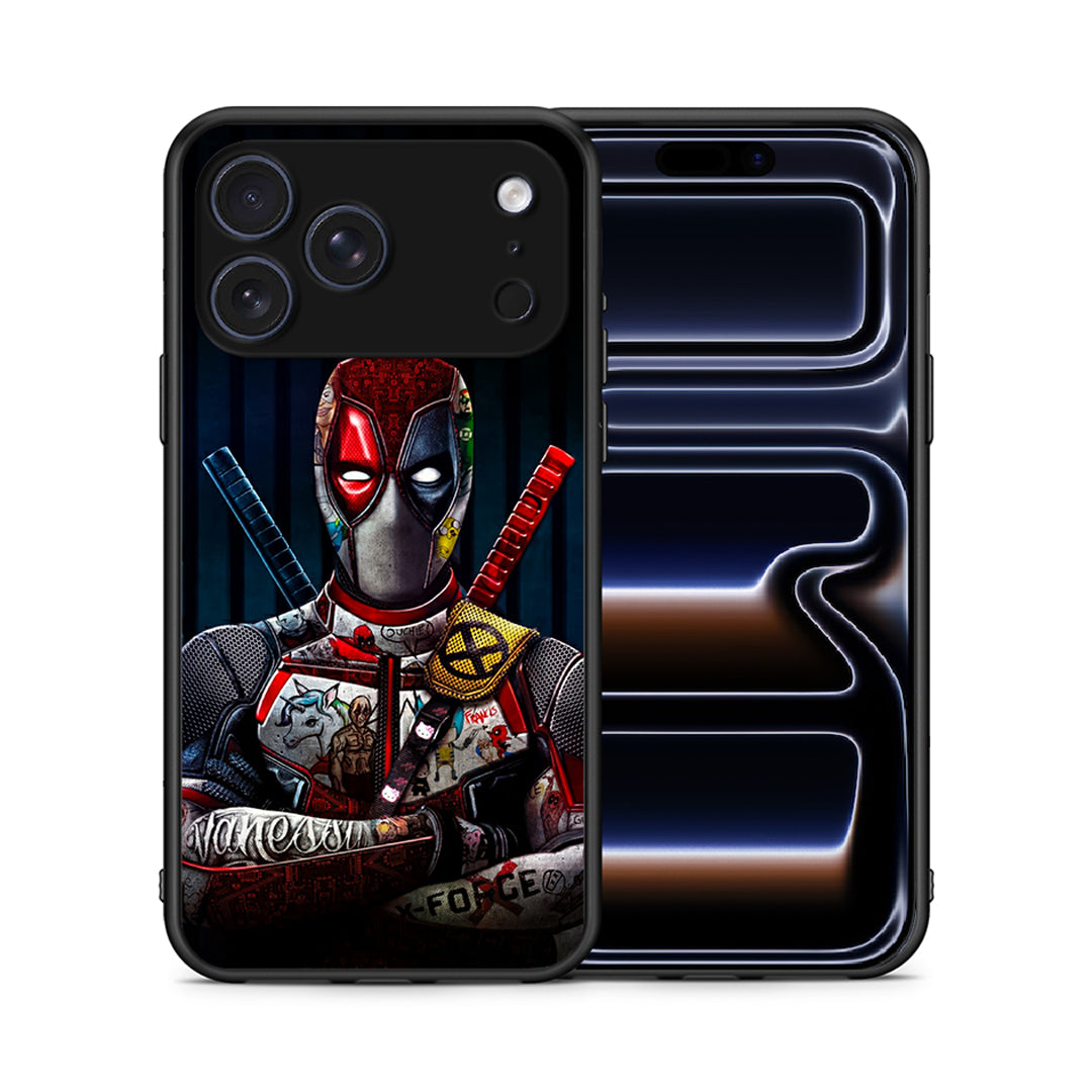 Θήκη iPhone 17 Pro Funny Guy από τη Smartfits με σχέδιο στο πίσω μέρος και μαύρο περίβλημα | iPhone 17 Pro Funny Guy case with colorful back and black bezels
