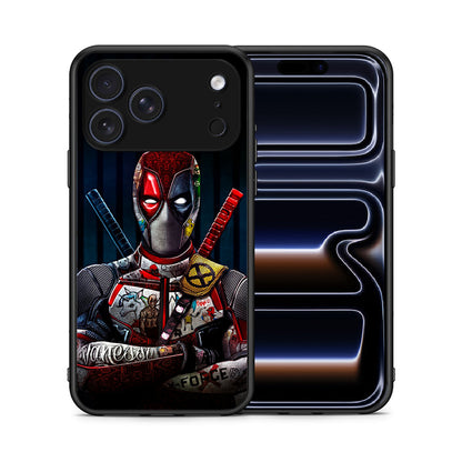 Θήκη iPhone 17 Pro Funny Guy από τη Smartfits με σχέδιο στο πίσω μέρος και μαύρο περίβλημα | iPhone 17 Pro Funny Guy case with colorful back and black bezels