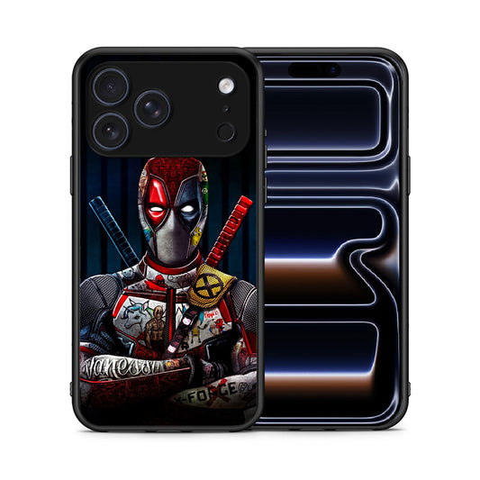 Θήκη iPhone 17 Pro Funny Guy από τη Smartfits με σχέδιο στο πίσω μέρος και μαύρο περίβλημα | iPhone 17 Pro Funny Guy case with colorful back and black bezels