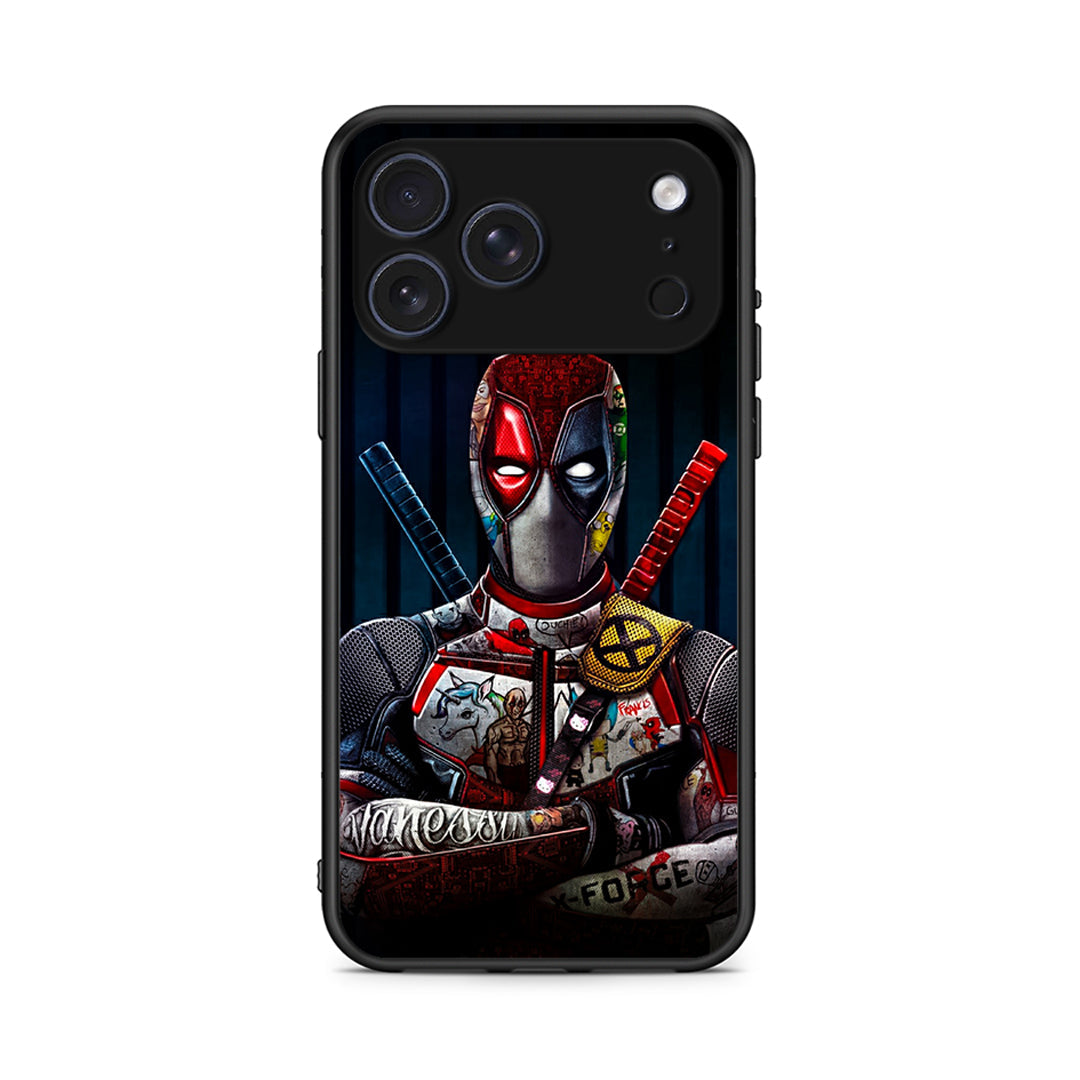 iPhone 17 Pro Funny Guy θήκη από τη Smartfits με σχέδιο στο πίσω μέρος και μαύρο περίβλημα | Smartphone case with colorful back and black bezels by Smartfits