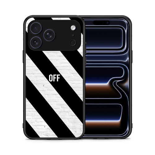 Θήκη iPhone 17 Pro Get Off από τη Smartfits με σχέδιο στο πίσω μέρος και μαύρο περίβλημα | iPhone 17 Pro Get Off case with colorful back and black bezels