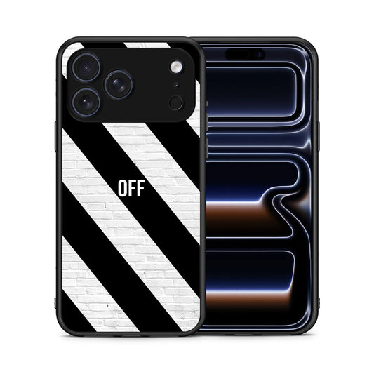 Θήκη iPhone 17 Pro Get Off από τη Smartfits με σχέδιο στο πίσω μέρος και μαύρο περίβλημα | iPhone 17 Pro Get Off case with colorful back and black bezels